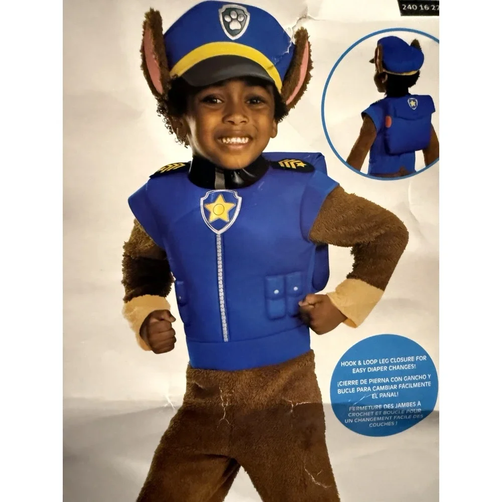 Paw patrol chase size 12 to 18 months toddler costume